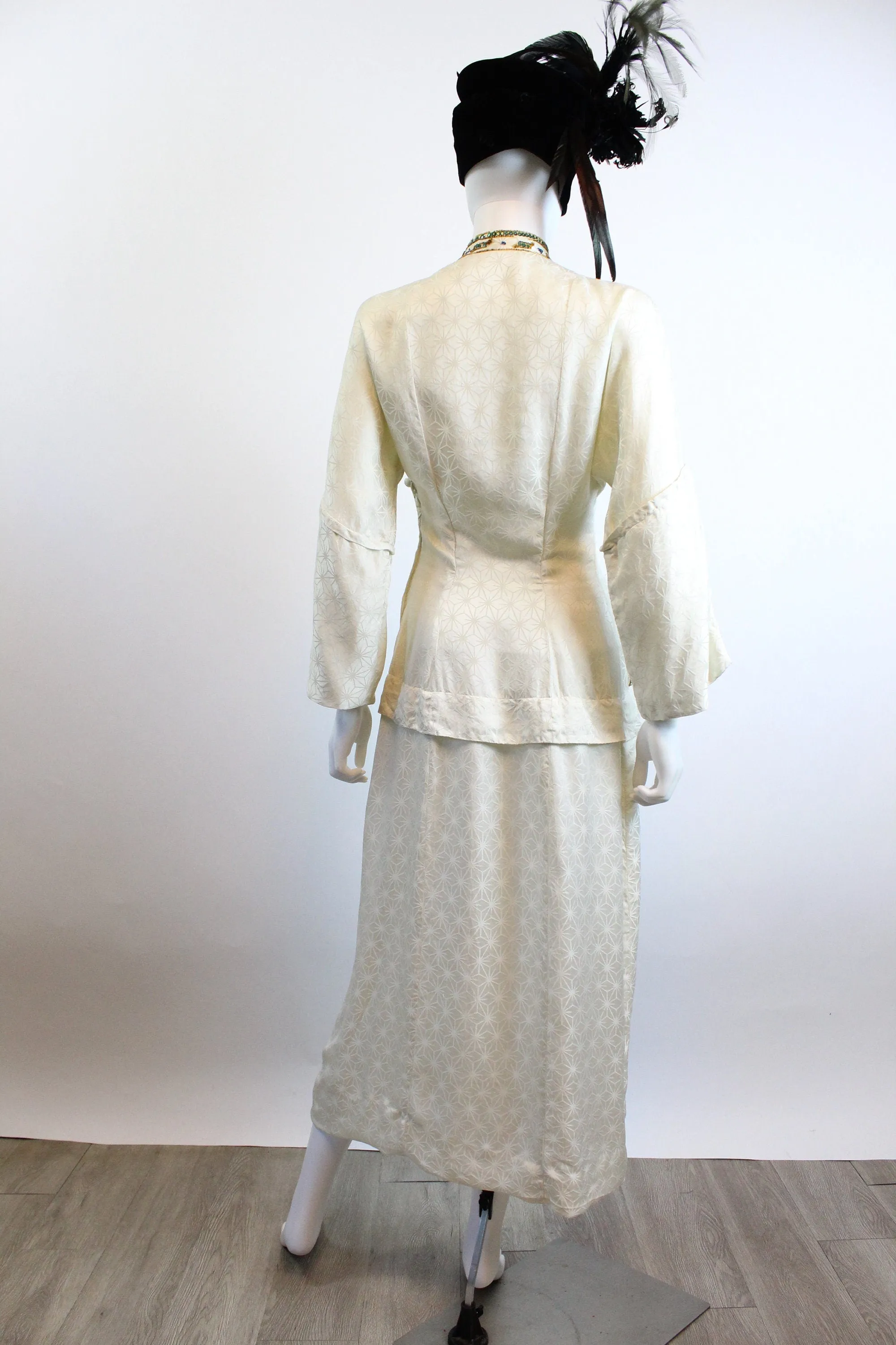 1940s LOIS RUSSELL honolulu ASIAN kimono dress xs | new fall
