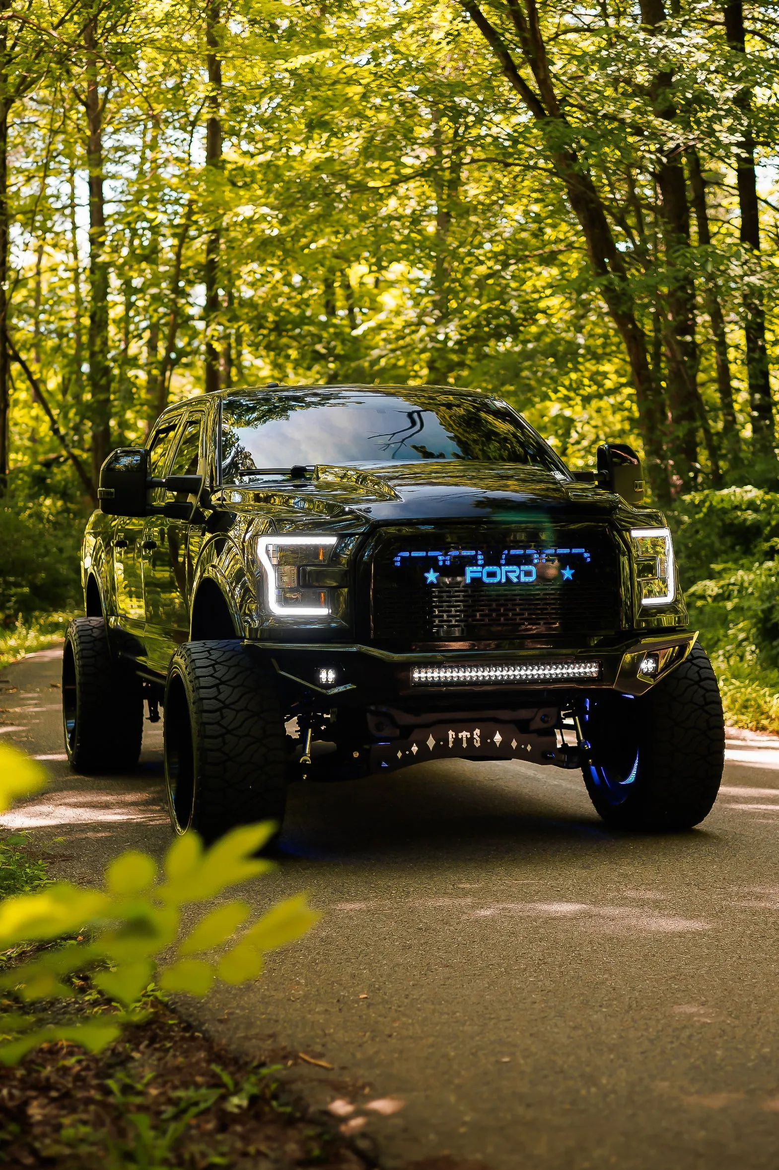 2015-2017 Ford F-150 and 2017-2020 Ford F-150 Raptor Quad BIG MOUTH "LIT KIT" Ram Air Intake Snorkels