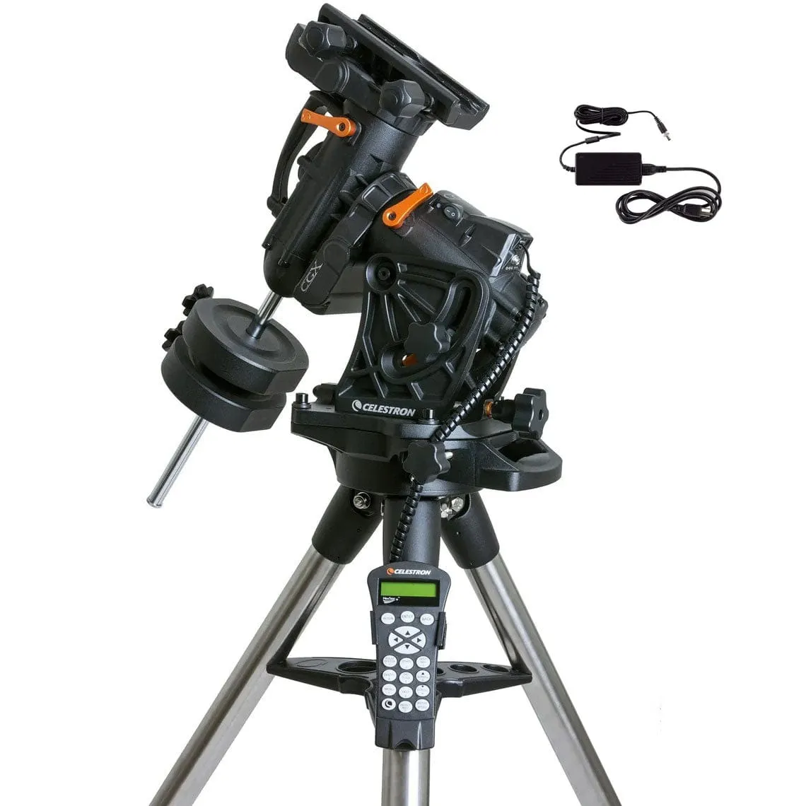 BUNDLE: Celestron CGX Computerized Mount 91530 with Free Celestron 5A 12V AC Adapter 18780 (Save $132!)