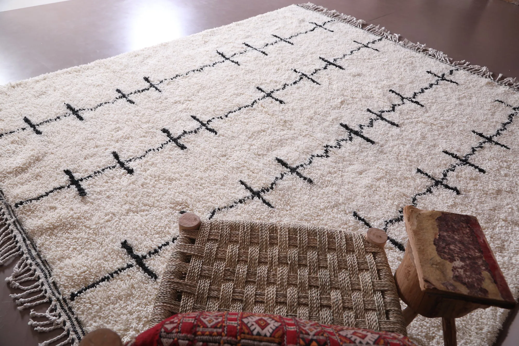 Custom Moroccan area rug - berber rug morocco - Wool rug