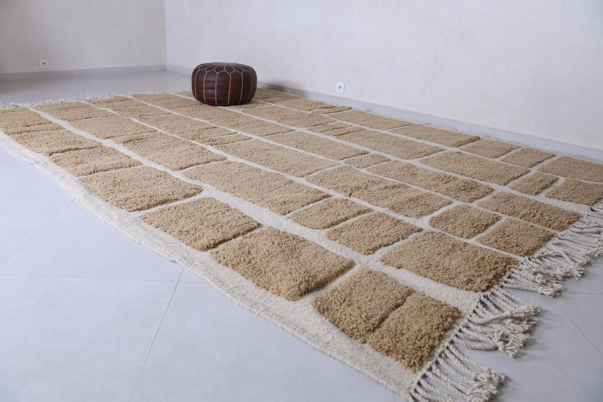 Custom rug - Handmade moroccan berber carpet - Wool rug