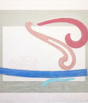 FRANK STELLA "NOGUCHI'S OKINAWA WOODPECKER" LITHOGRAPH, 1977
