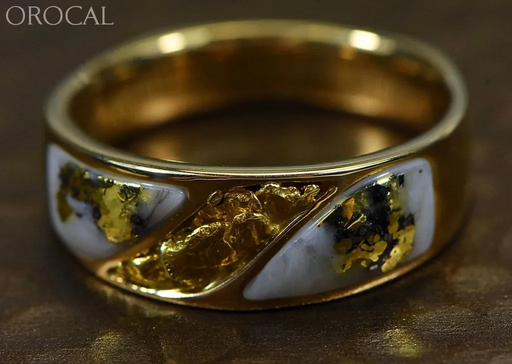 Gold Quartz Ring "Orocal" RM900NQ Genuine Hand Crafted Jewelry - 14K Gold Casting