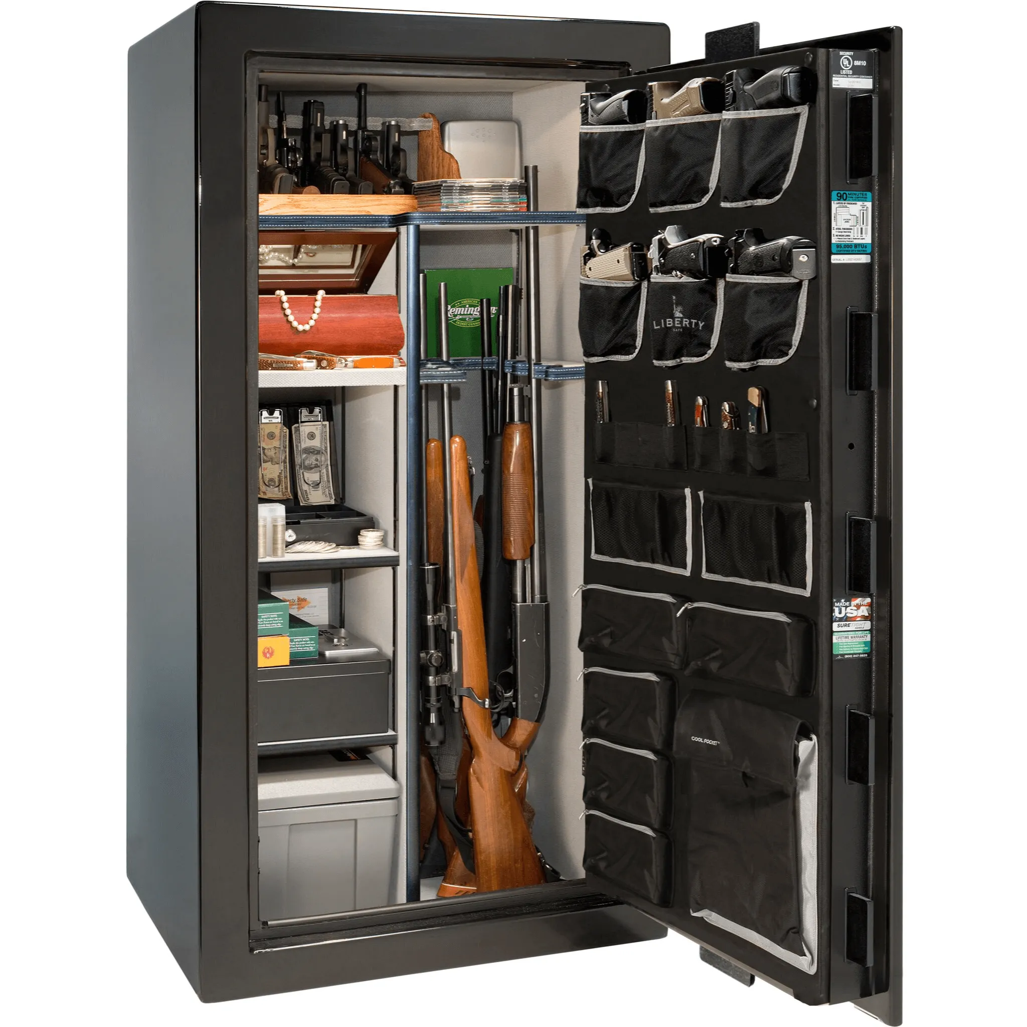 Liberty Lincoln 25 Gun Safe with Mechanical Lock