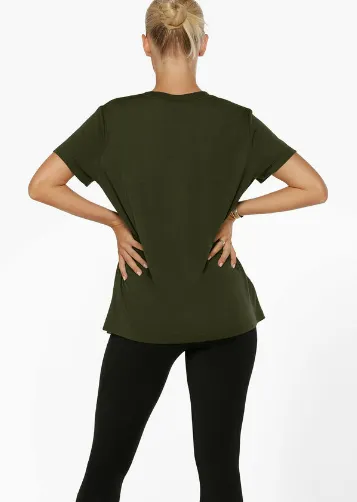 Lorna Jane Lotus T-Shirt - Luxury Green