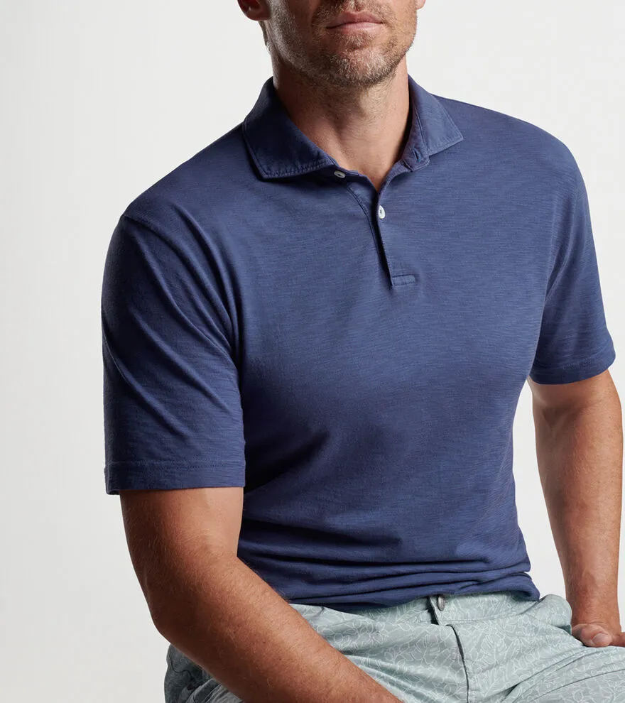 Peter Millar - Journeyman Short Sleeve Polo - Navy