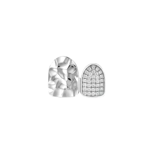 Pre-made Single/Double Cap Diamond Cut Grillz