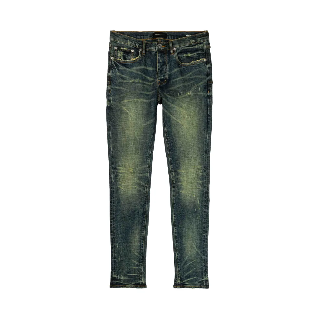 PURPLE BRAND MARRED VINTAGE VERDIGRIS MID INDIGO