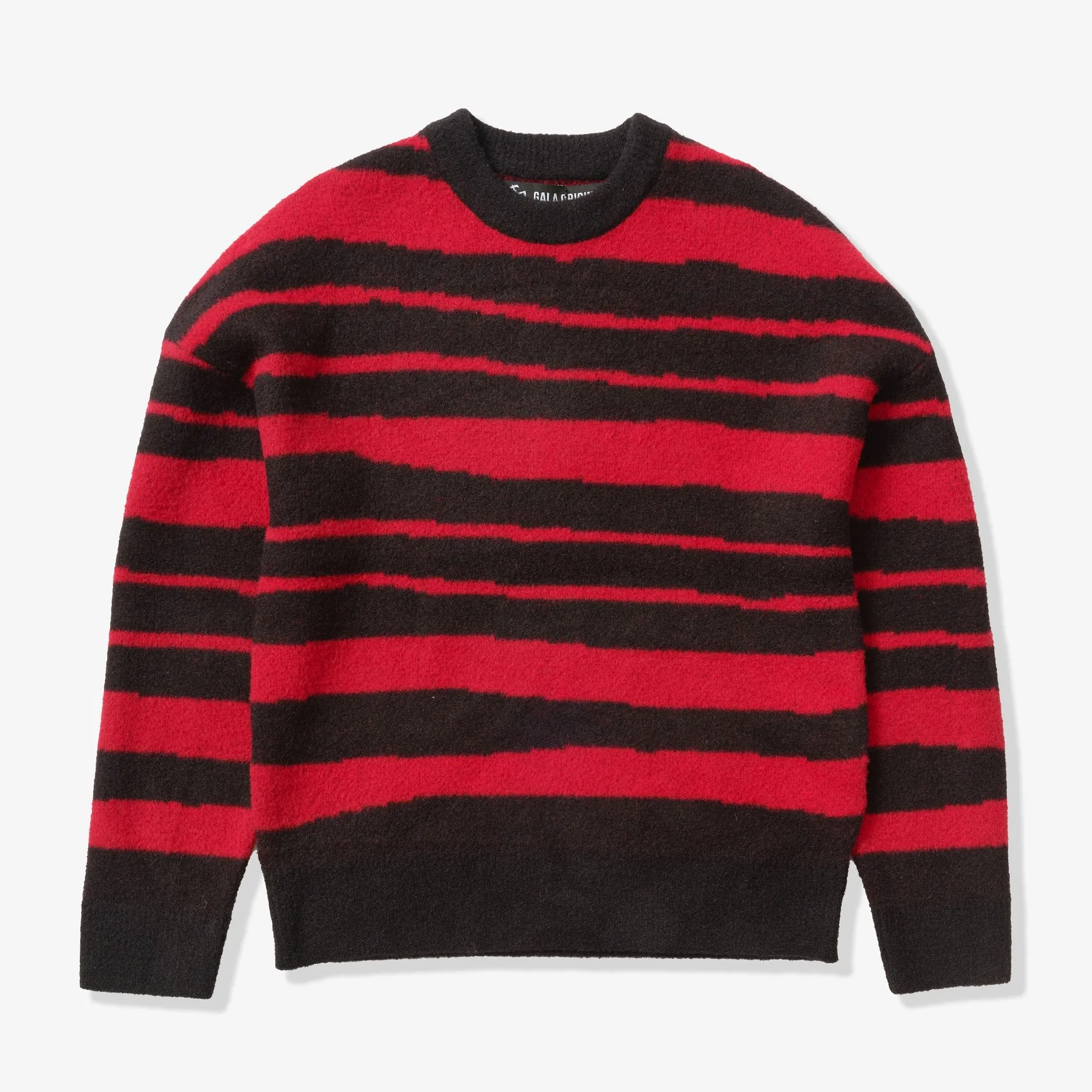 "Cobain" Mohair Sweater (black/red)
