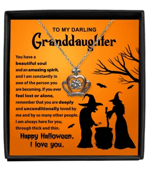 To My Granddaughter You Have An Amazing Soul Halloween Themed Gift