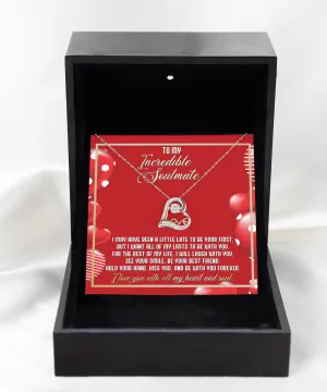 To My Incredible Soulmate Forever Yours | Love Dancing Necklace