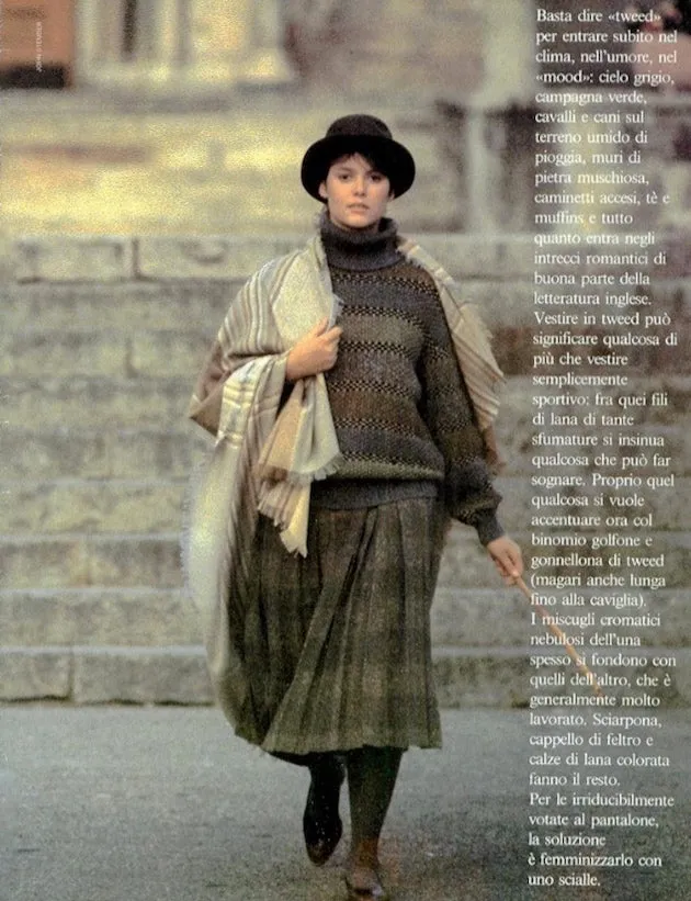 VOGUE Magazine Italia September 1982 ANNETTE STAI Andie MacDowell CAREY LOWELL
